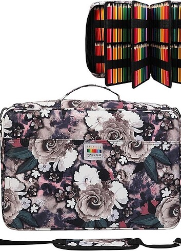 480 renkli kalem için büyük kapasiteli kalem kutusu, su geçirmez - Görsel 2