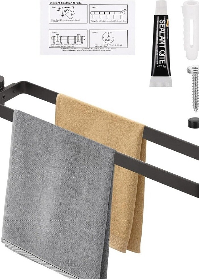 Havlu Askısı 180° Döner  - Görsel 3