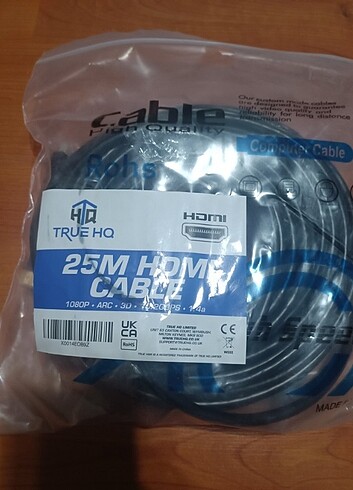 25 Metre HDMI Kablosu, Full HD 1080P  - Görsel 5