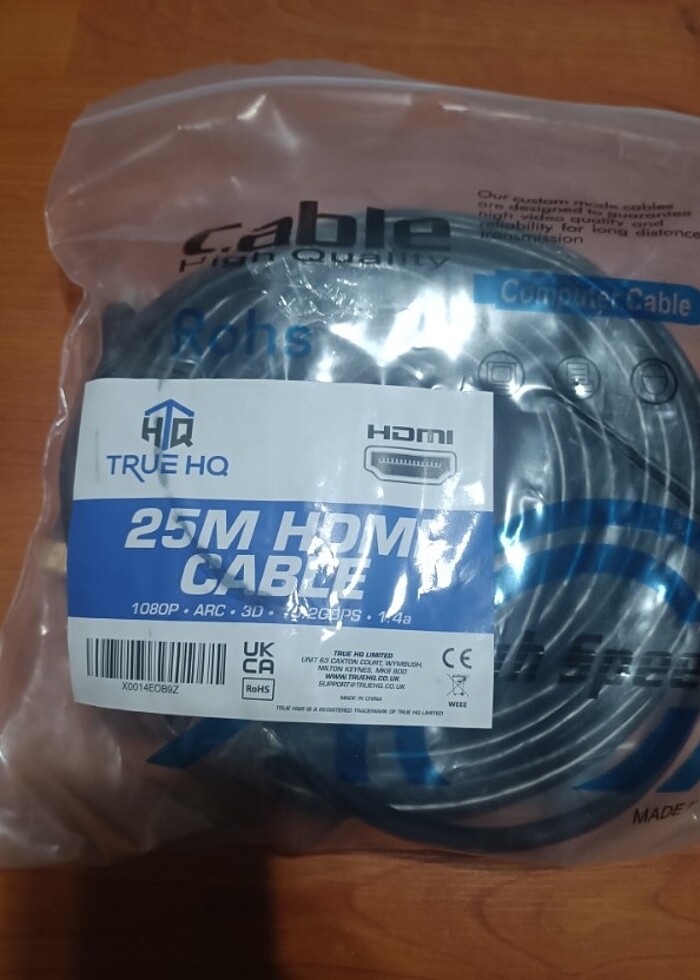 25 Metre HDMI Kablosu, Full HD 1080P  - Görsel 5