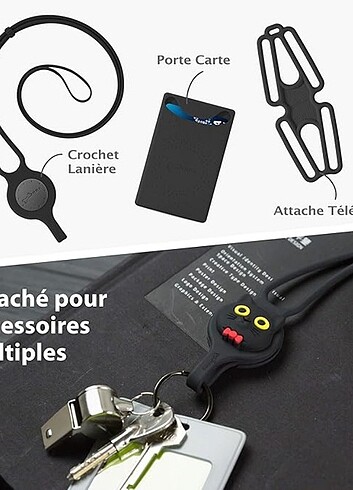 Evrensel Telefon Boyun Kayışı ve Kart Tutucu - Görsel 5