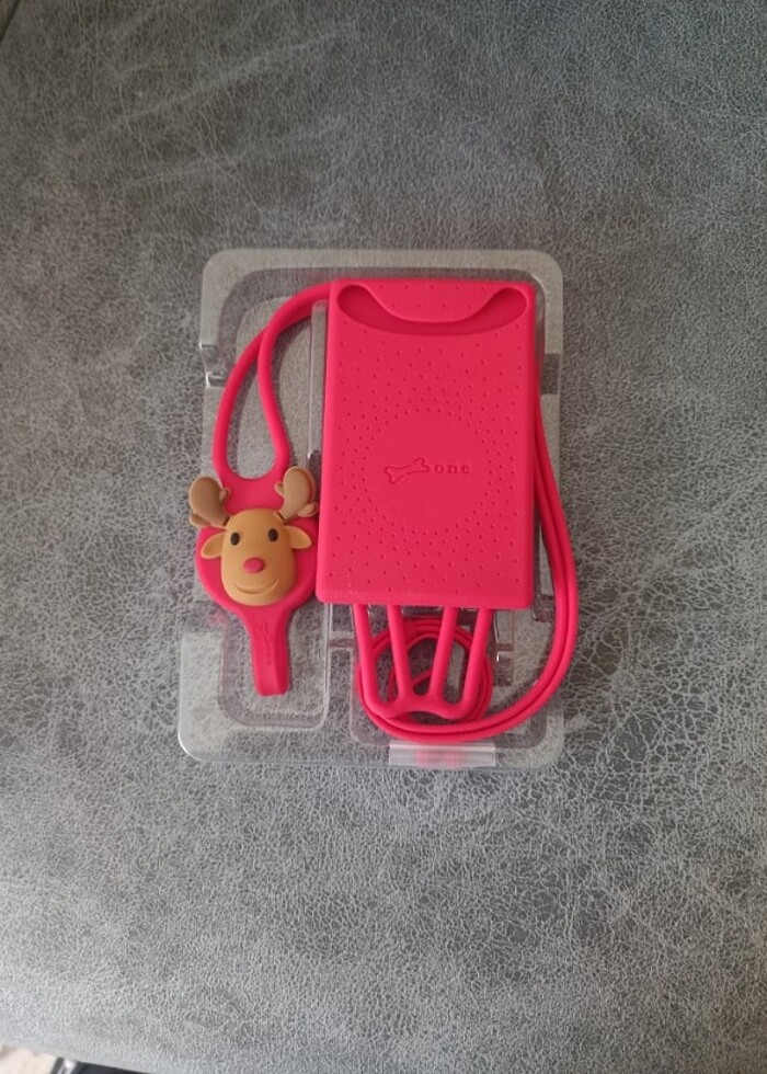 Evrensel Telefon Boyun Kayışı ve Kart Tutucu - Görsel 2