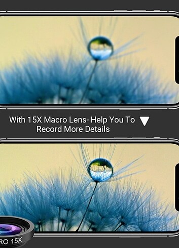 17mm ve 37mm Telefon Lens 5 parça  - Görsel 2