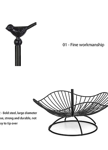 Metal Meyve Standı (3 katlı Yurtdışı) - Görsel 6