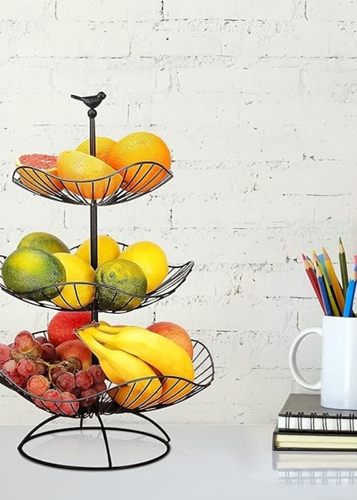 Metal Meyve Standı (3 katlı Yurtdışı) - Görsel 3