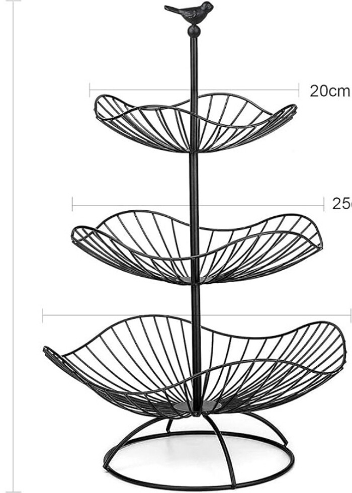 Metal Meyve Standı (3 katlı Yurtdışı) - Görsel 4