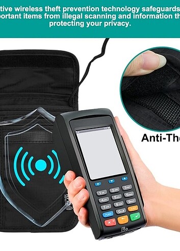 Göğüs Cüzdanı, RFID Korumalı Göğüs Çantası - Görsel 2