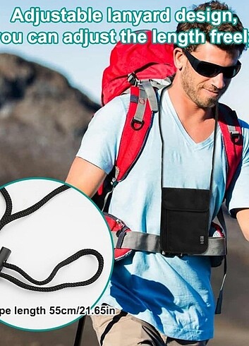 Göğüs Cüzdanı, RFID Korumalı Göğüs Çantası - Görsel 5