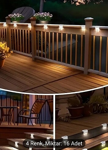 4lü Güneş Enerjili Adım Işığı - Görsel 7