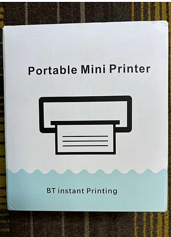 Mini Yazıcı,  Renkli LED ve Aynalı, 13 Rulo Yazıcı Kağıdı (pembe - Görsel 6