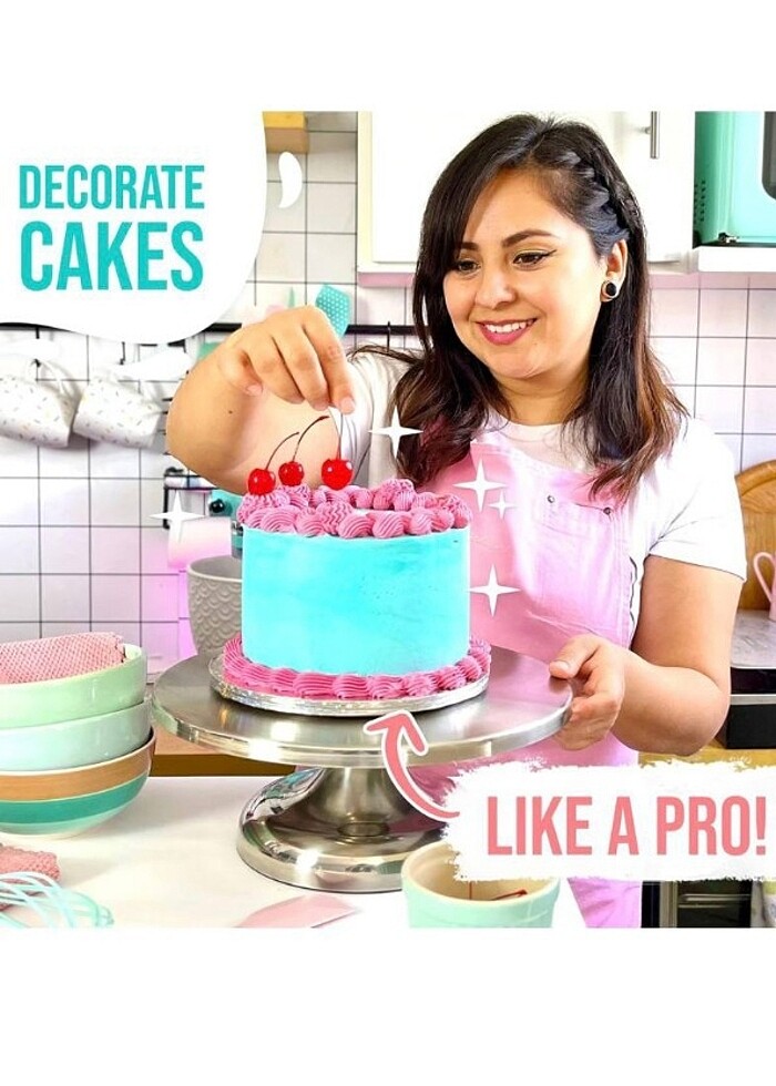 Paslanmaz Çelik Pasta Standı (yurtdışı) - Görsel 3