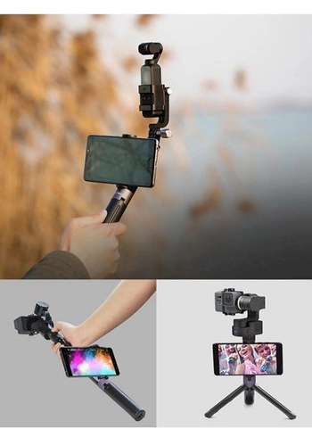 Pgytech Hand Grip & Tripod For Action Camera - Görsel 3