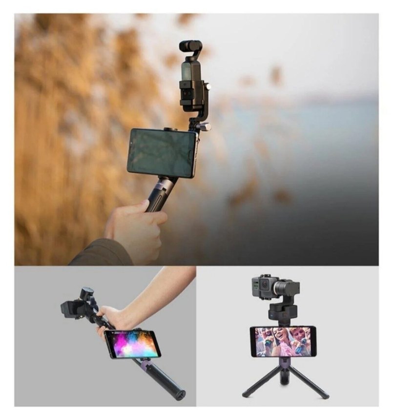 Pgytech Hand Grip & Tripod For Action Camera - Görsel 3