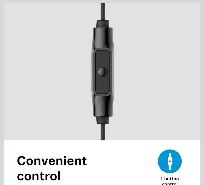 Sennheiser CX 80S Kulak İçi Kulaklık, Tek Düğmeli - Görsel 3