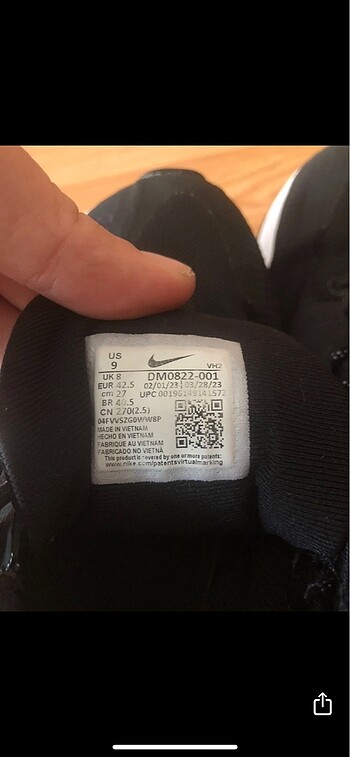 42.5 Beden siyah Renk nike juniper trail 2 next nature running