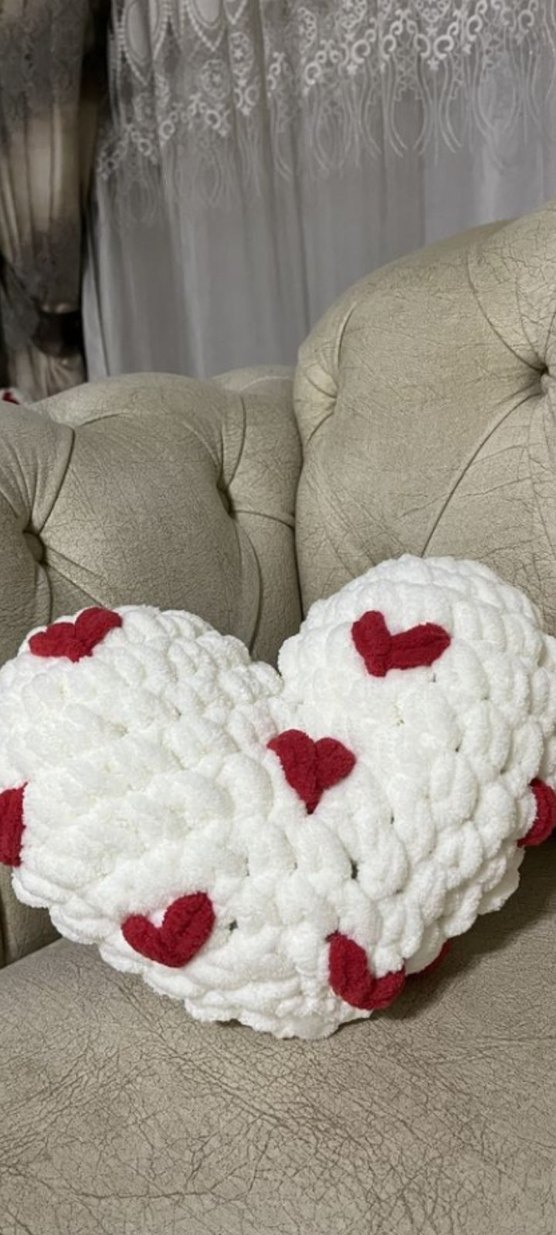 Nakışlı Örgü Çocuk Yastığı - Pastel - Görsel 2