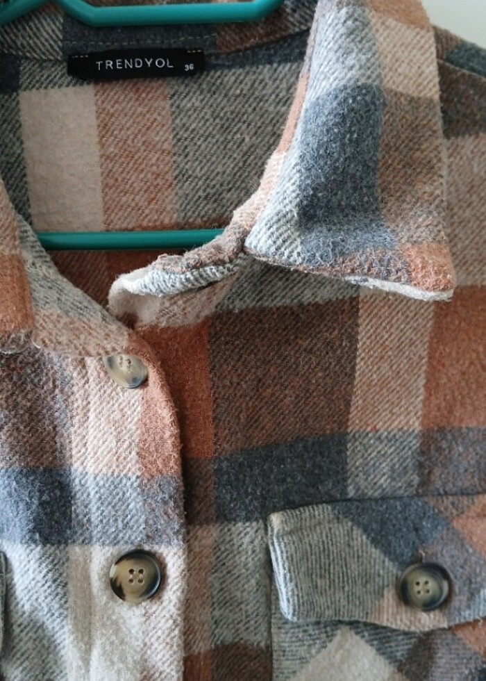 Tredyol Pastel Oduncu Gömleği  - Görsel 2