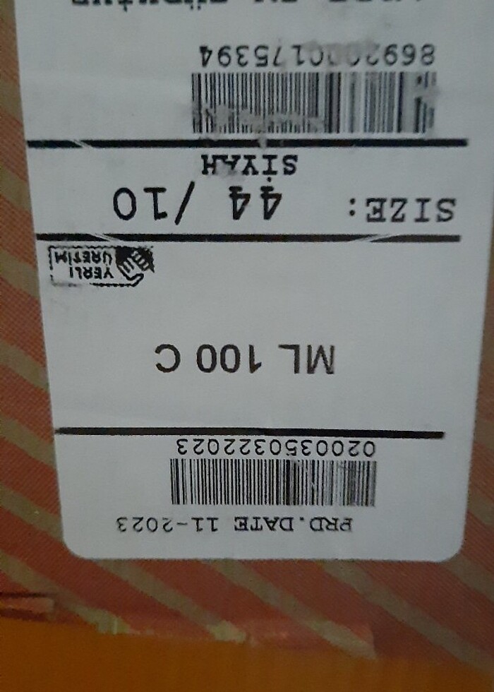 YDS ML 100 C DERİ BOT 44 NO FERMUARLI  - Görsel 5