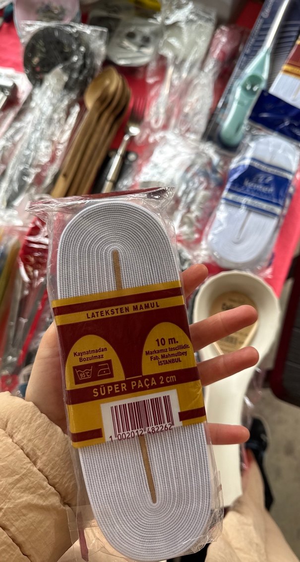 Beyaz 2 cm Süper Paça Ayakkabı Bağcığı - Görsel 2