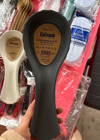 Coliseum Beyaz Kaşık Altlığı 4'lü Set - Görsel 2