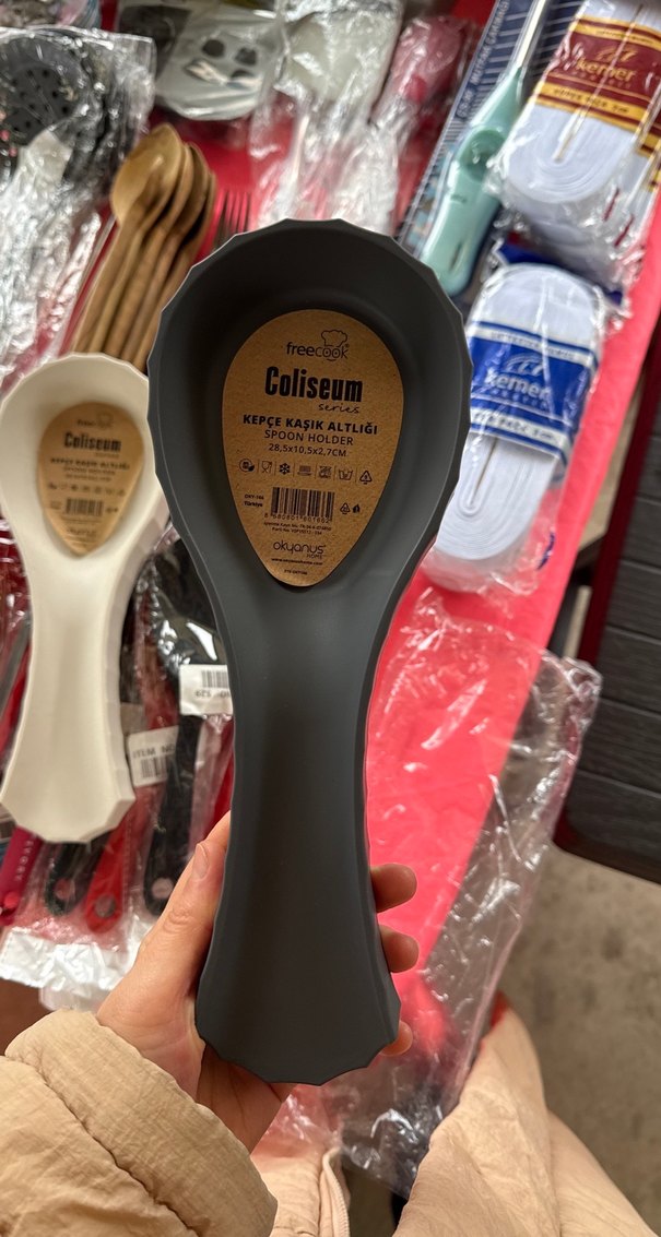 Coliseum Beyaz Kaşık Altlığı 4'lü Set - Görsel 2