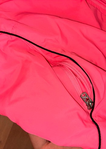 Pembe Fermuarlı Kadın Spor Ceket - Görsel 4