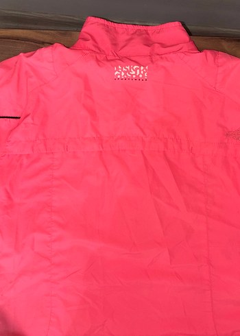 Pembe Fermuarlı Kadın Spor Ceket - Görsel 5