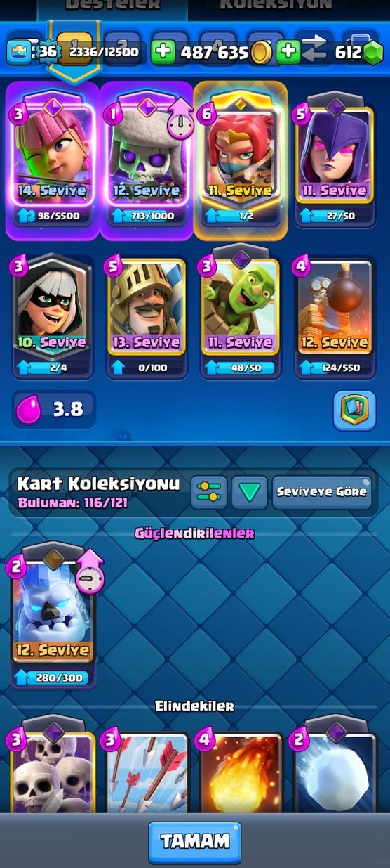Clash Royale hesap - Görsel 2