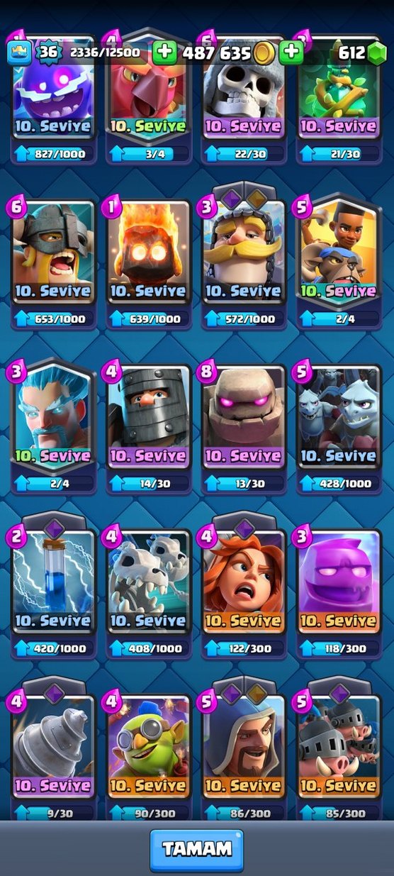 Clash Royale hesap - Görsel 5