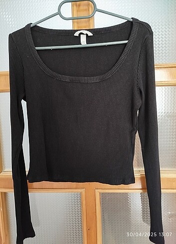 m Beden siyah Renk kadın H&M bluz