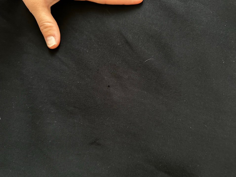 Siyah Kısa Kollu Hamile Tişörtü - Görsel 3