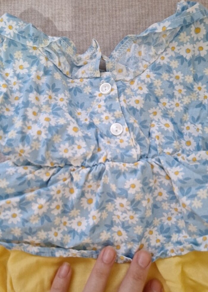 Kiz bebek zıbın/elbise - Görsel 4