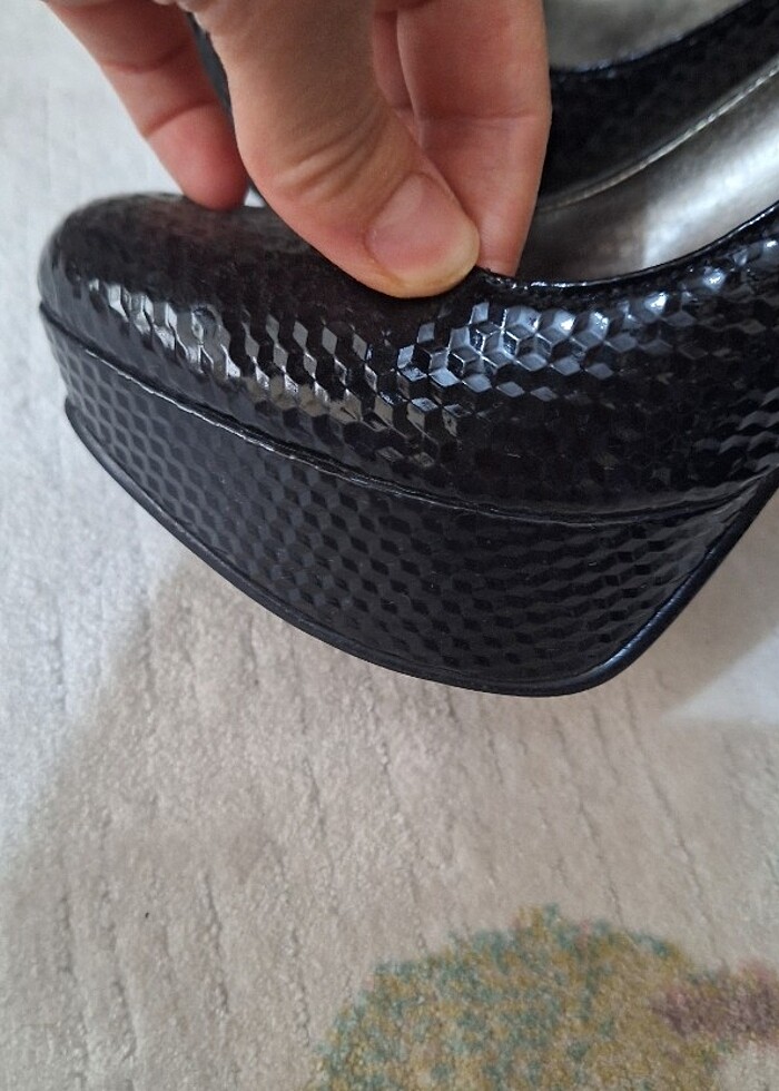 Platformlu topuklu ayakkabı - Görsel 3