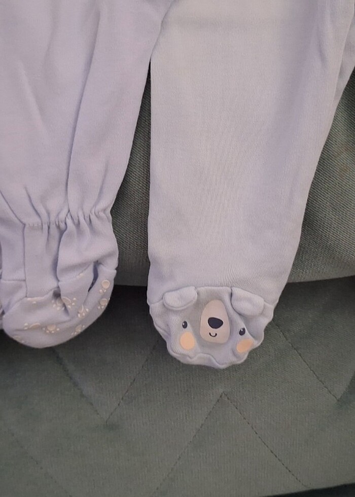 Erkek bebek tulum zıbın - Görsel 2