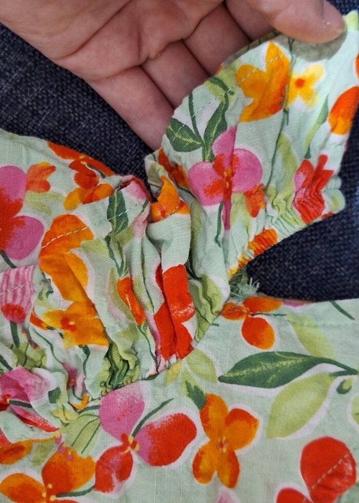 Kiz bebek kolsuz bluz - Görsel 2