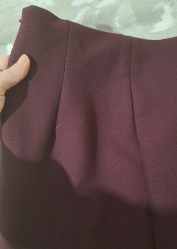 Bordo Midi Kalem Etek - Görsel 5
