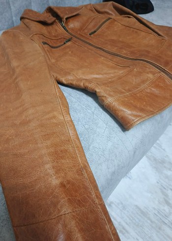 DKNY JEANS DERİ CEKET - Görsel 9