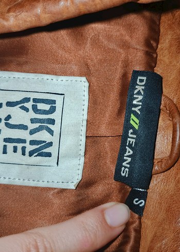 DKNY JEANS DERİ CEKET - Görsel 3