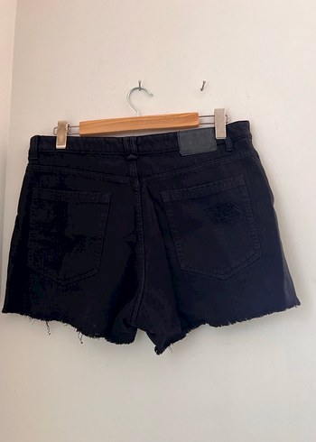 Bershka siyah jean şort - Görsel 5