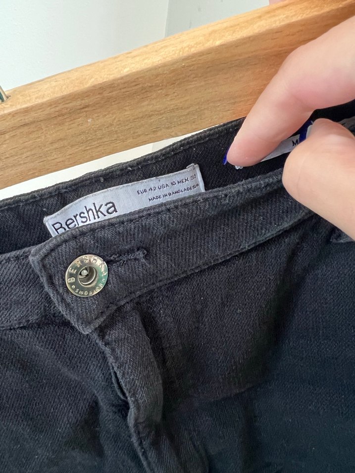 Bershka siyah jean şort - Görsel 3