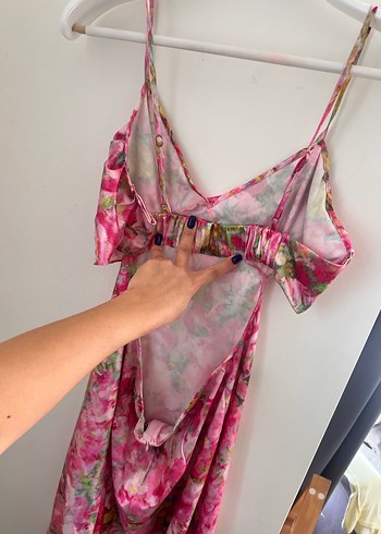 Trendyol milla saten elbise - Görsel 6