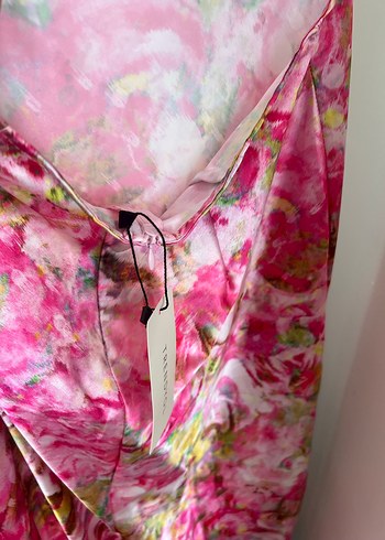 Trendyol milla saten elbise - Görsel 4