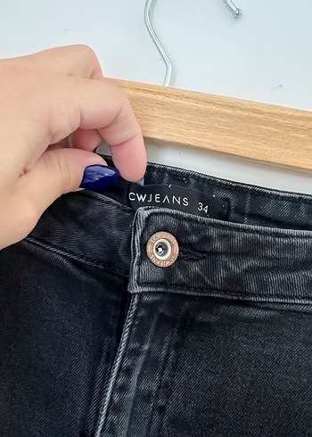 Lcw siyah kot şort - Görsel 2