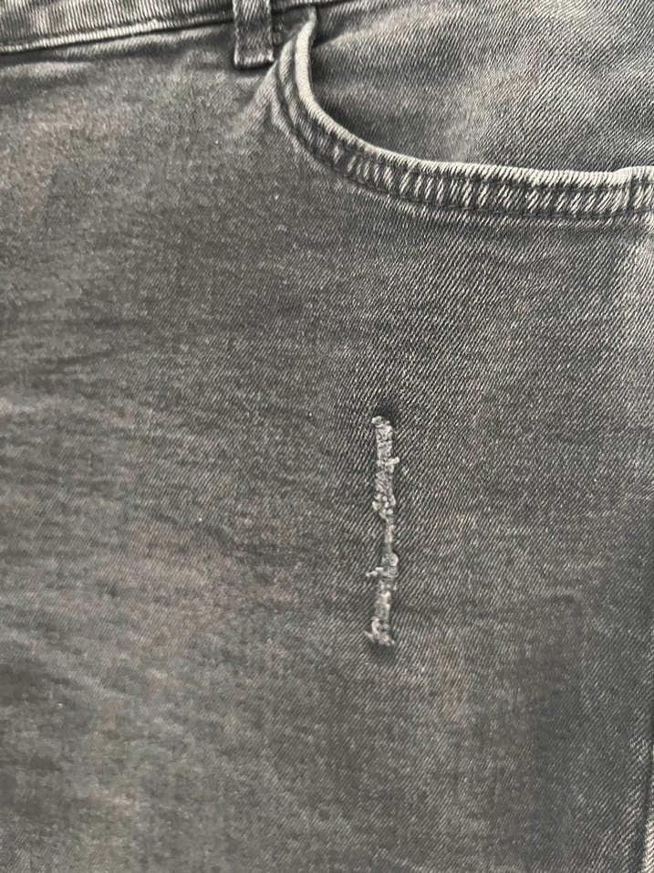 Lcw siyah kot şort - Görsel 3