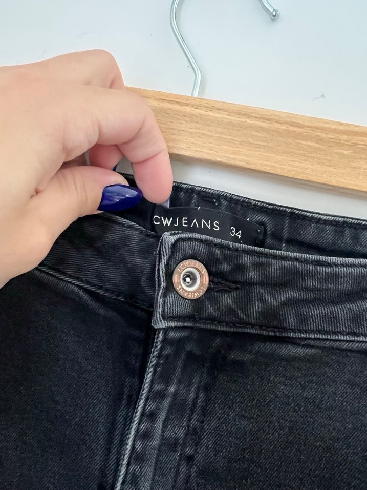 Lcw siyah kot şort - Görsel 2