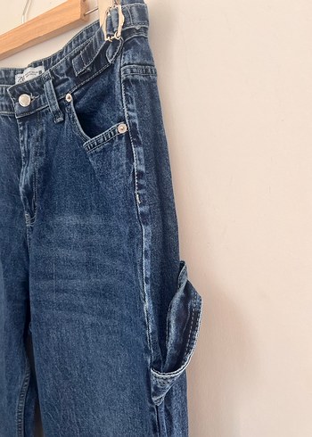 Zara wide leg jean - Görsel 2
