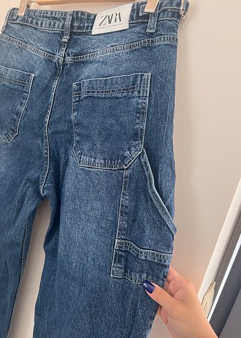 Zara wide leg jean - Görsel 10