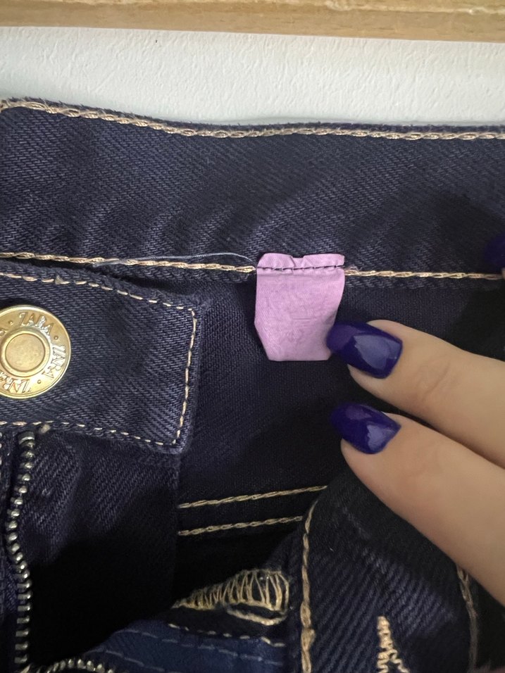 Koyu mavi jean - Görsel 4