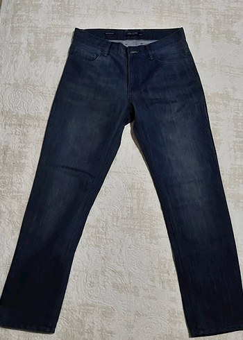 Erkek Lacivert Regular Fit Kot Pantolon - Görsel 2