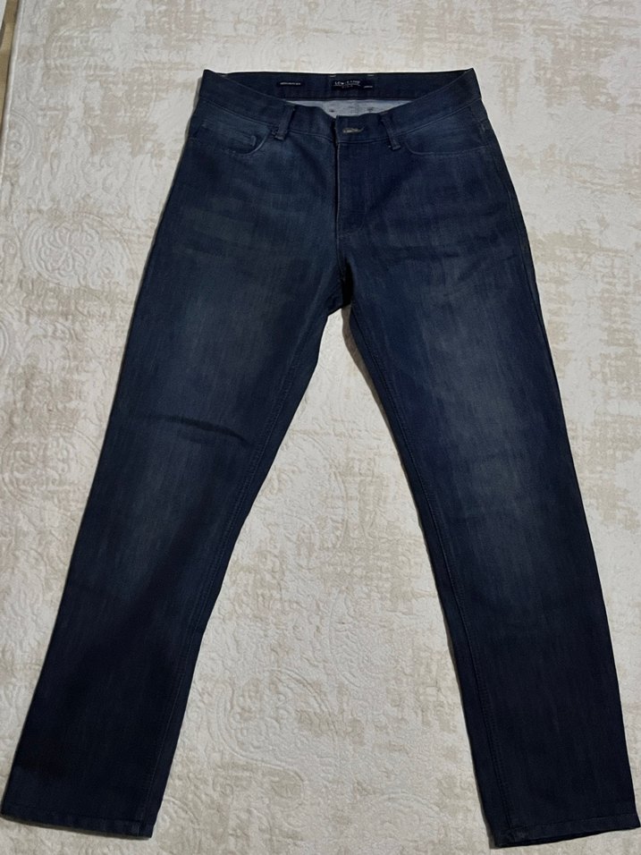 Erkek Lacivert Regular Fit Kot Pantolon - Görsel 2